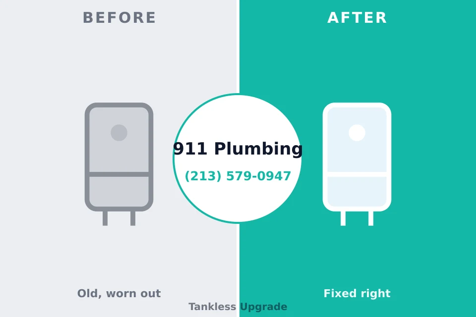 Before and after: plumbing repair Roanoke Rapids, NC